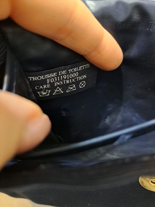 Kosmetyczka, perfums bag, Dior, granatowa