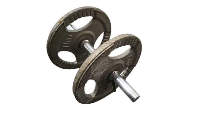 Hantle żeliwne 2x 5 kg 10kg