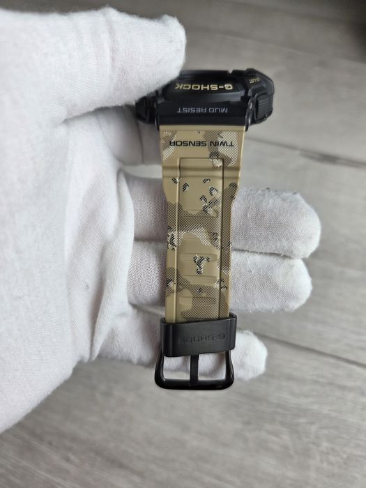 Casio G-Shock GW-9300DC-1 Mudman Carbon Fiber Multiband6 Dodatkowo Bezel Czarna Szlufka Sprzączka