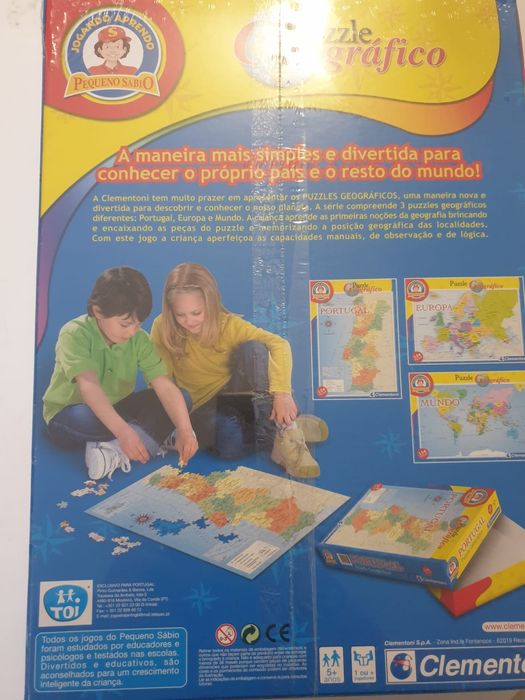 Puzzle geográfico Portugal selado