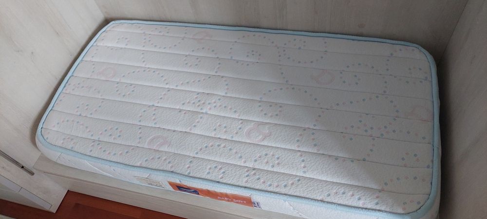 Colchão berço 1,20x0,60 - Lusocolchão tech baby soft