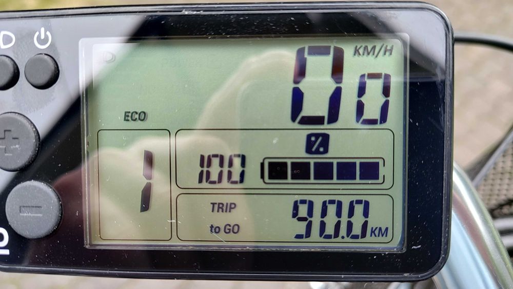 Rower "elektryczny" - zasięg 90km - przbieg 936 km!! - JAK NOWY
