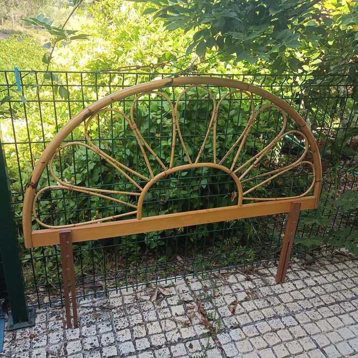 Cabeceiro de bambu para cama 140