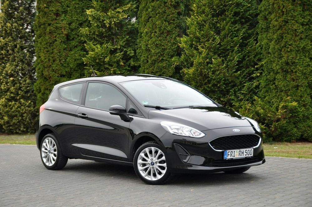 Ford Fiesta 1.1i(85KM)*Czarna*Klimatyzacja*Welur*I Właściciel*Alu 16"ASO Ford