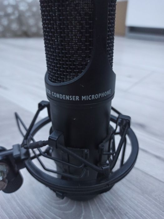 Wielkomembranowy mikrofon pojemnościowy USB img stage line ecm-140