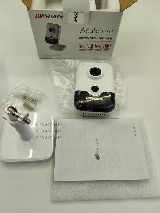 Камера відеоспостереження Hikvision cube 4mp DS-2CD2443G2-I POE