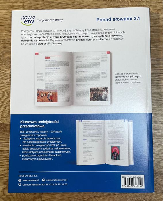 Ponad Słowami 3 część 1 - Podręcznik