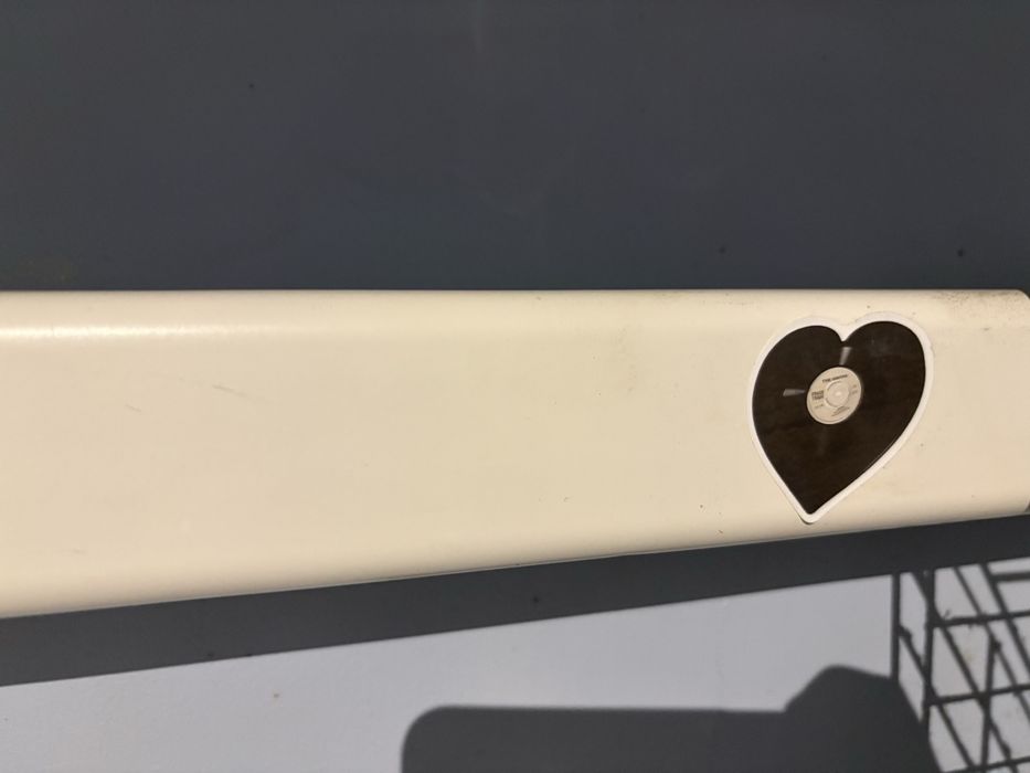 Łóżko piętrowe 90x200 biale rama ikea