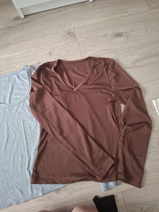 Zestaw 5 bluzek na dlugi rękaw M/L