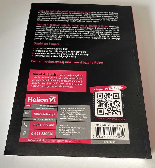 Ruby. Przewodnik programisty - David Black