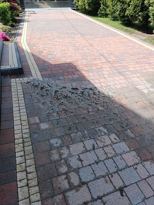 Mycie kostki brukowej, elewacji, dachów tarasów