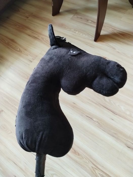 Konik hobbyhors brązowy