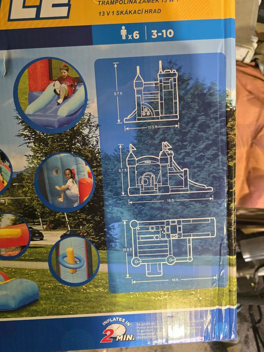 Dmuchaniec zjeżdżalnia zamek