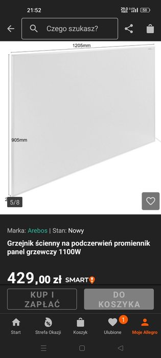 Panele grzewcze podczerwień Nowe