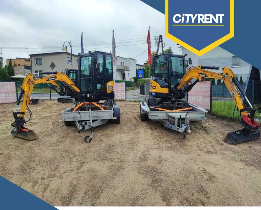 Wynajem minikoparki koparki – Chojnice