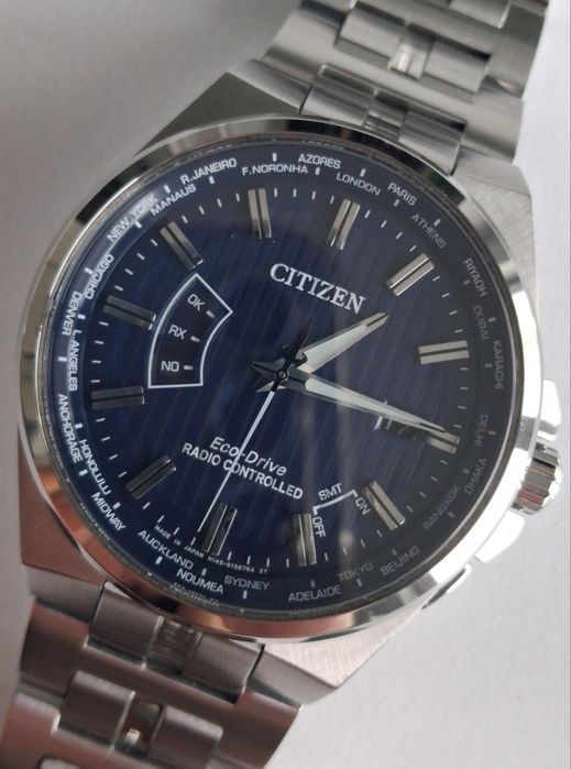 Citizen CB0011-69L Japan – Jak nowy, Eco-Drive, Radio Controlled, Szafir, W.R. 100m!