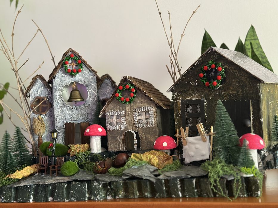 Vendo vila de natal totalmente artesanal!