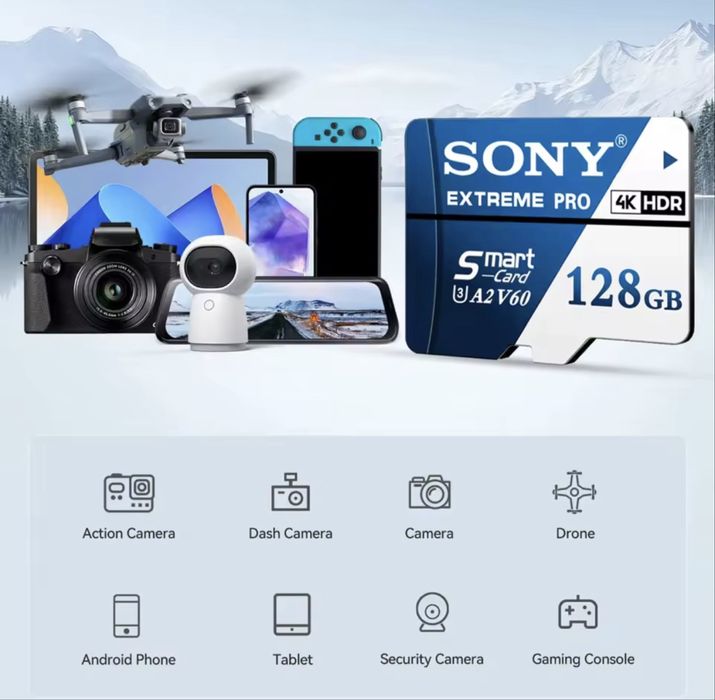 Карти пам'яті Sony Extreme Pro 1TB 256GB Нові