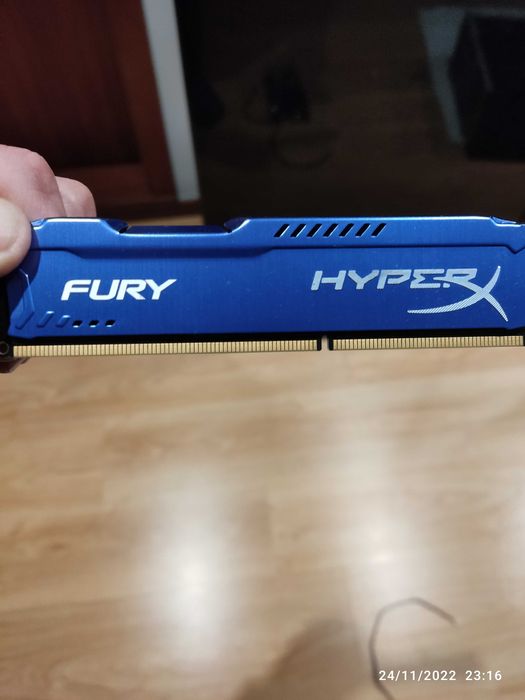 Memórias DDR3 16Gb (8x2) Kingston Hyper x Fury
