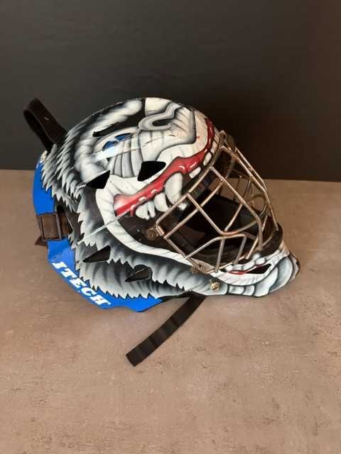 kask hokejowy, maska bramkarza, Itech, hokej, sport