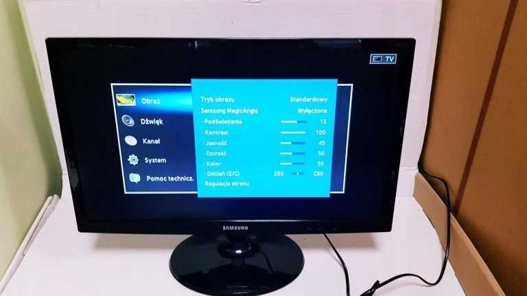 Tv Led funkcja monitora 24 cale Full Hd Samsung LT24c300 USB