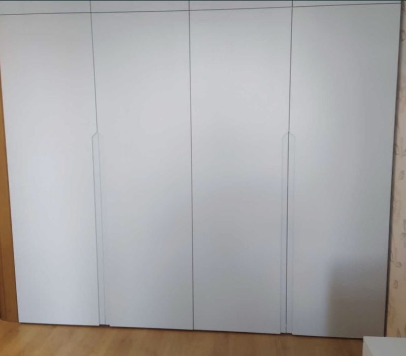 Фасад МДФ фарбований світло сірий 19мм двері до шафи