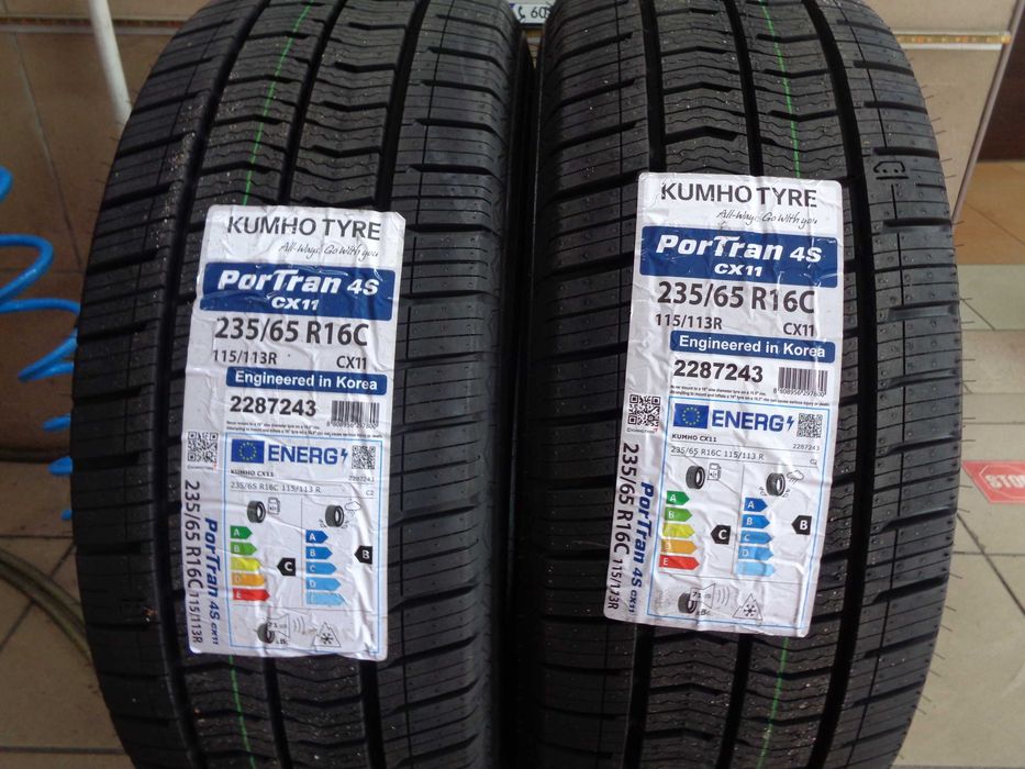 Nowe 235/65R16C KUMHO ProTran 4S - do bus-a , Całoroczne , ANDAR