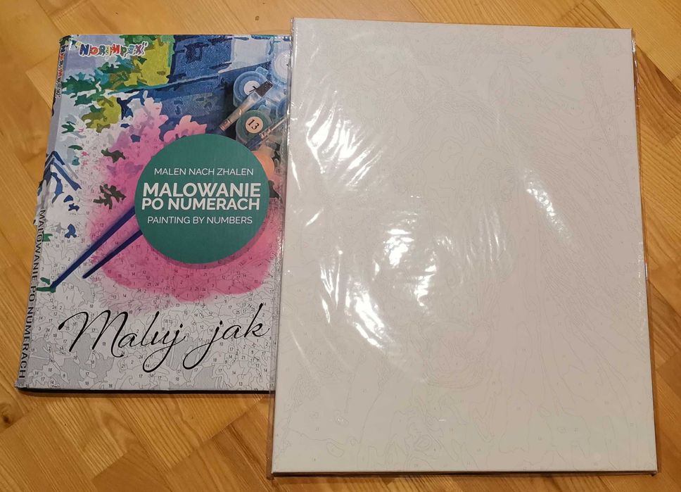 Malowanie po numerach z ramą