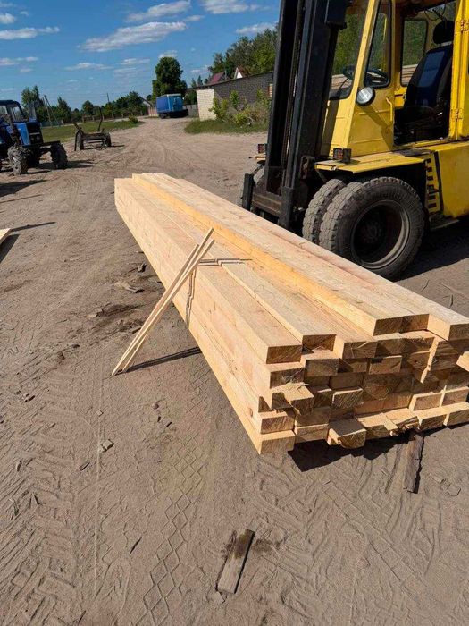 Брус 75х150х6000, дошка 30х150х6000 / АКЦІЯ 9500 куб з доставкою