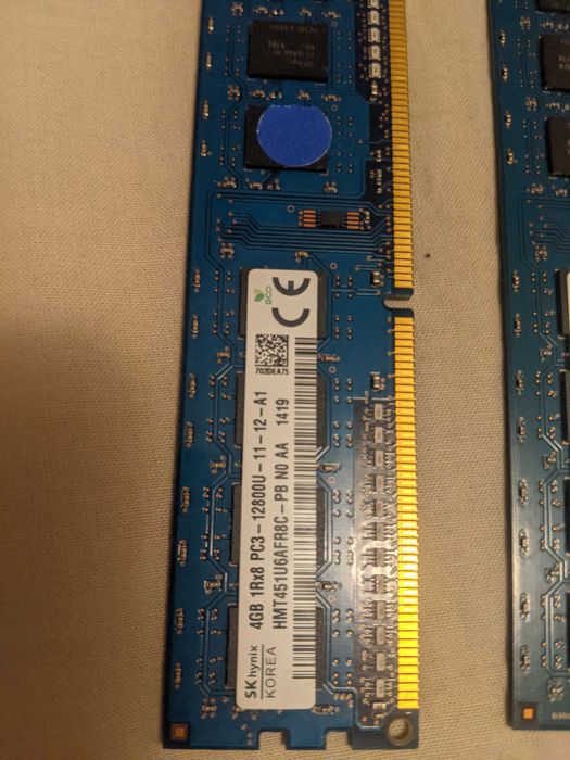 Pamięć DDR3 hynix 2x4 GB 1600 MHz