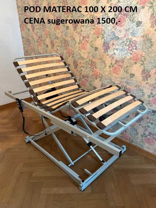 Łóżko rehabilitacyjne na pilota dla chorego wkład do łóżka