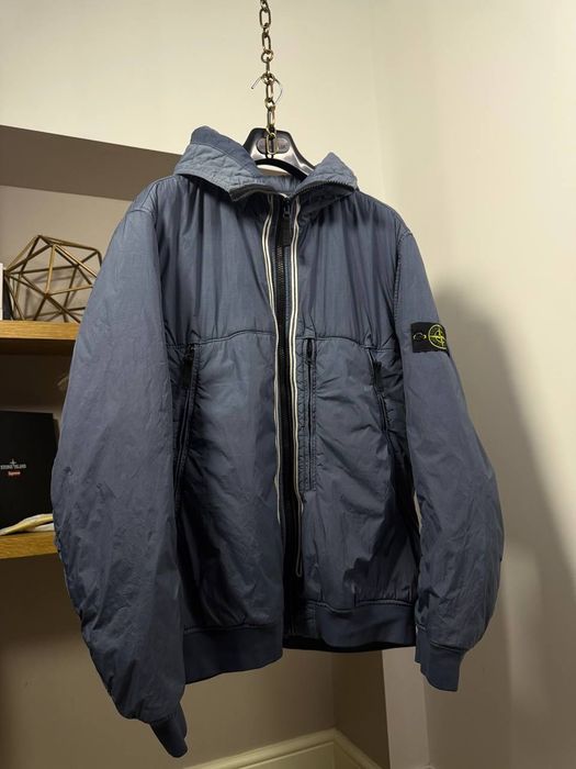Stone island garment dyed crinkle reps ny  куртка вживана