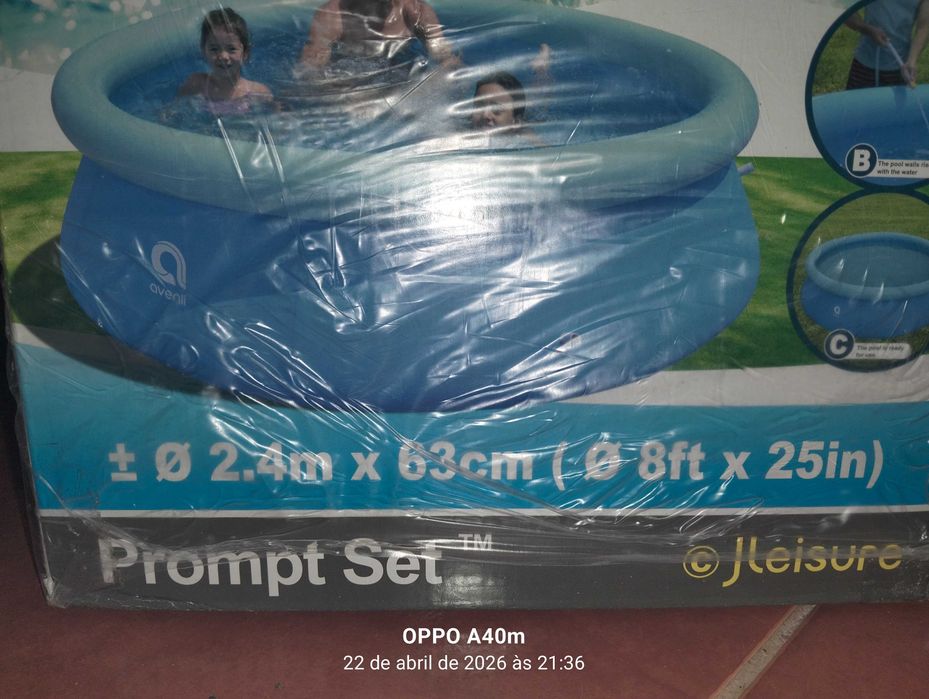 Piscina redonda avenli