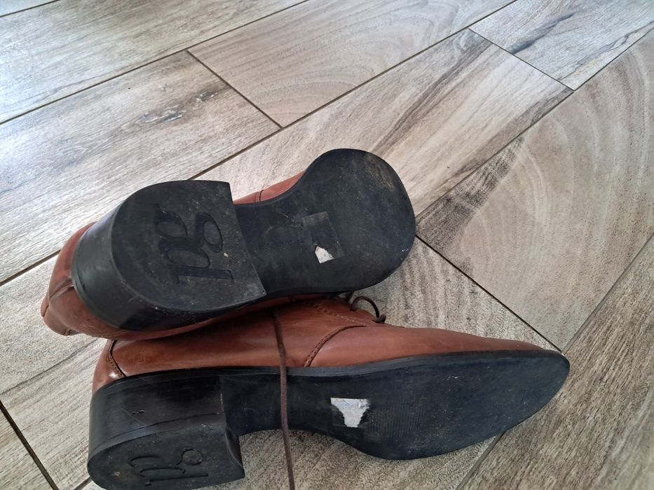 Buty półbuty skóra