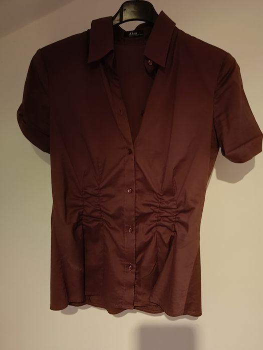 Piękna koszula śliwkowa uniwersalna