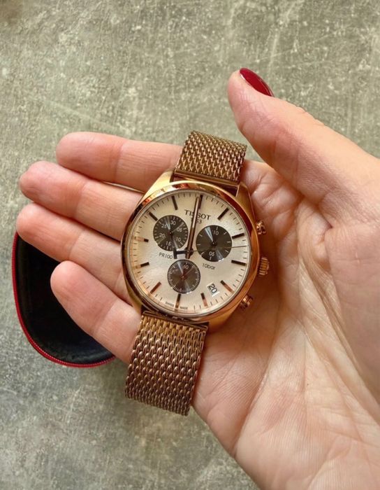 Zegarek marki TISSOT w kolorze rose gold