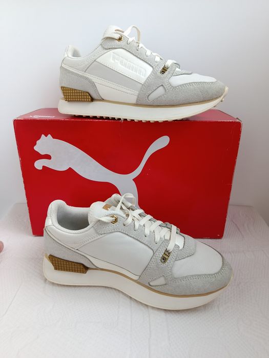 Кросівки жіночі PUMA mile rider metelic 37r / 23cm ( original). 
Розмір 37r /23cm.
Підійдуть на на стопу 23см .