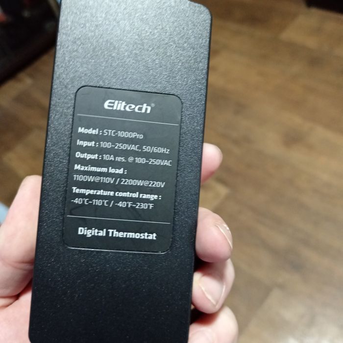 Elitech STC-1000 Pro контроллер температ и влажн без датчика температур