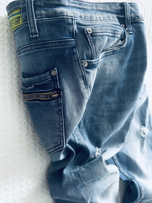 Spodnie Dsquared2 meskie niebieskie