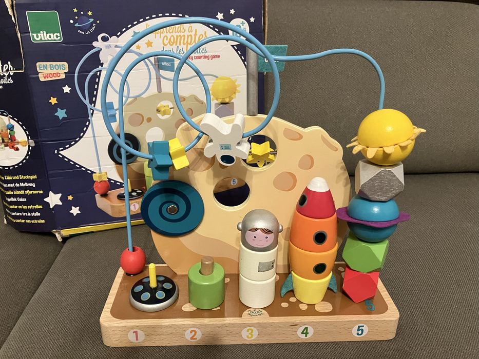 Układanka drewniana- kosmos