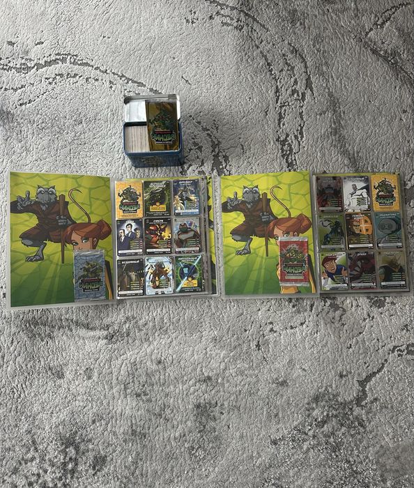 ОПИС!TMNT.Карточки черепашки ніндзя 2003.Карточки черепашки ниндзя