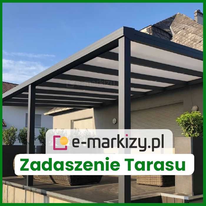 Zadaszenie tarasu weranda patio poliwęglan szkło ogród zimowy