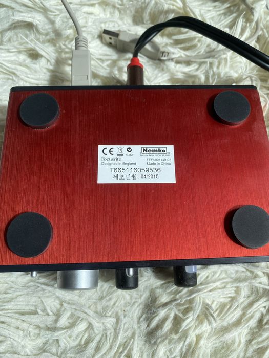 Focusrite Scarlett Solo 2th Gen USB аудіоінтерфейс