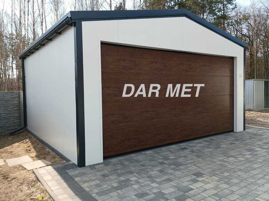 Hala Garaż Wiata Warsztat Magazyn Konstrukcja Stalowa Projekt Dar Met