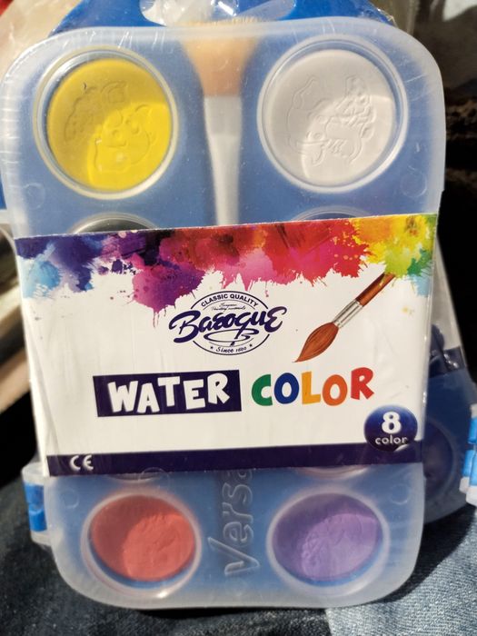 Краски акварельные 8 шт