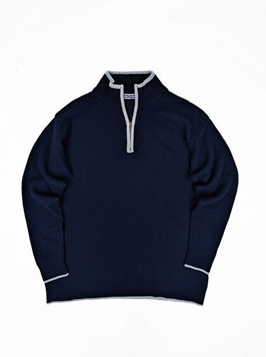 WoolOvers granatowy sweter 100% wełna L