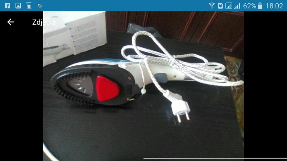 Szczotka parowa do ubrań