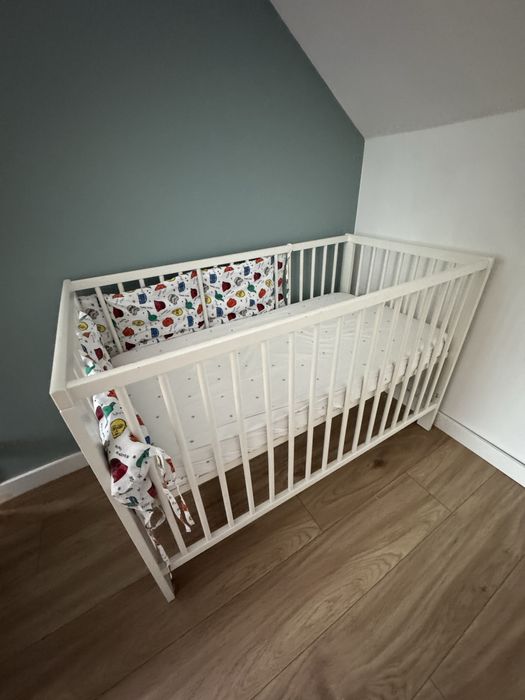 Łóżeczko Gulliver Ikea z materacem