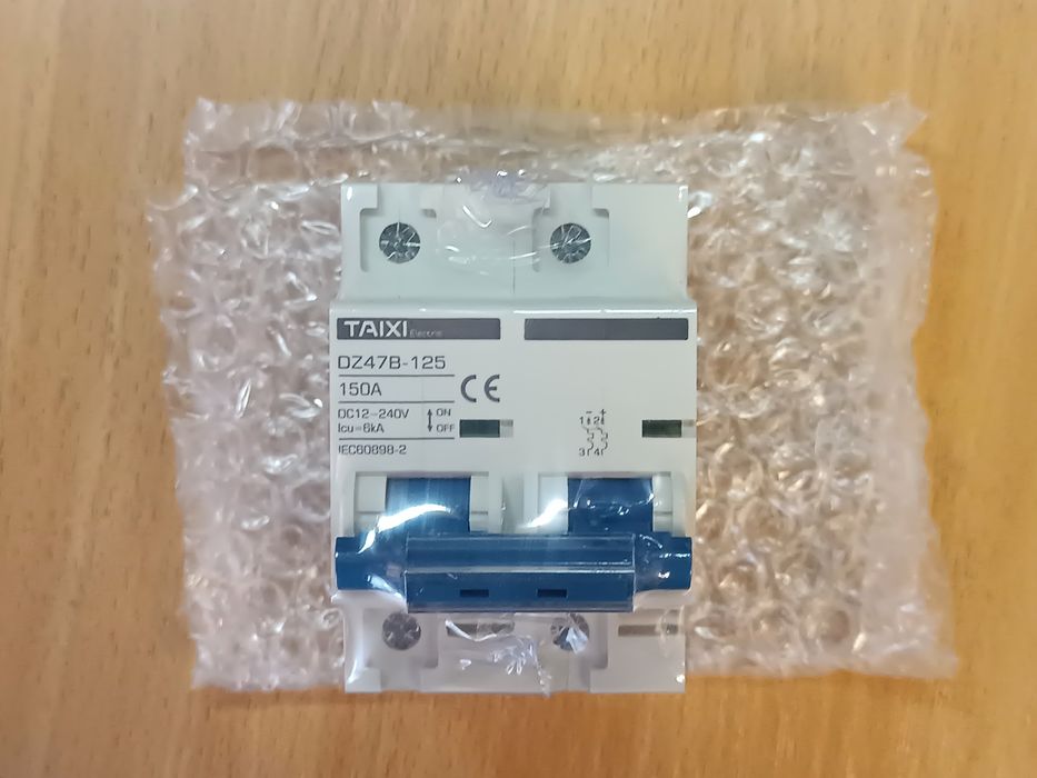Автоматический выключатель постоянного напряжения, тока Taixi 2P 150A