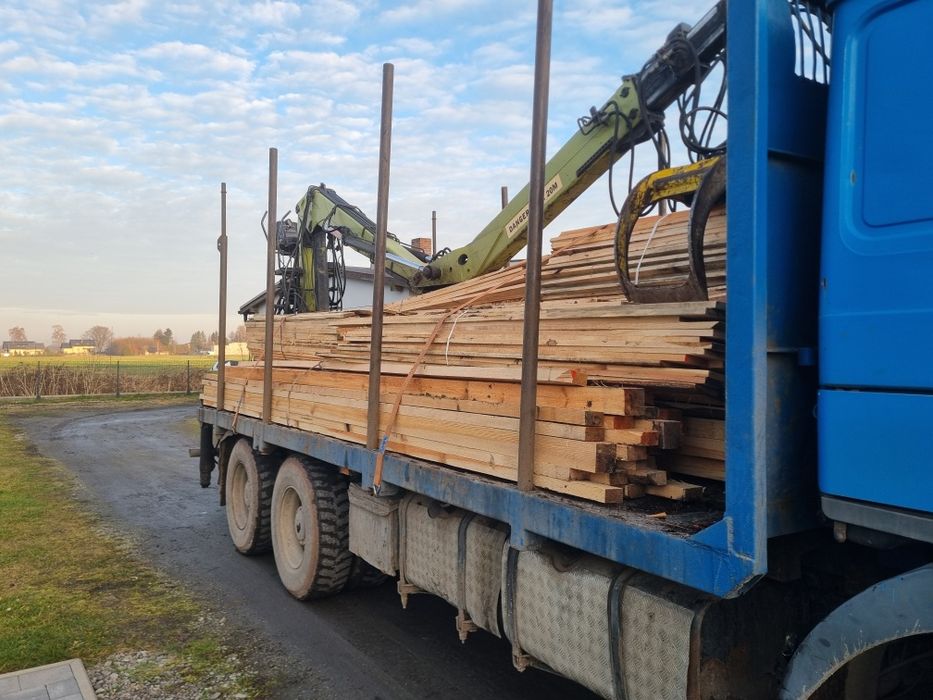 Więźba dachowa, kantówki, łaty, drewno konstrukcyjne